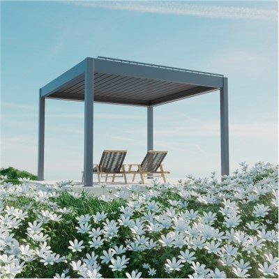 Hệ thống mái che Pergola điện